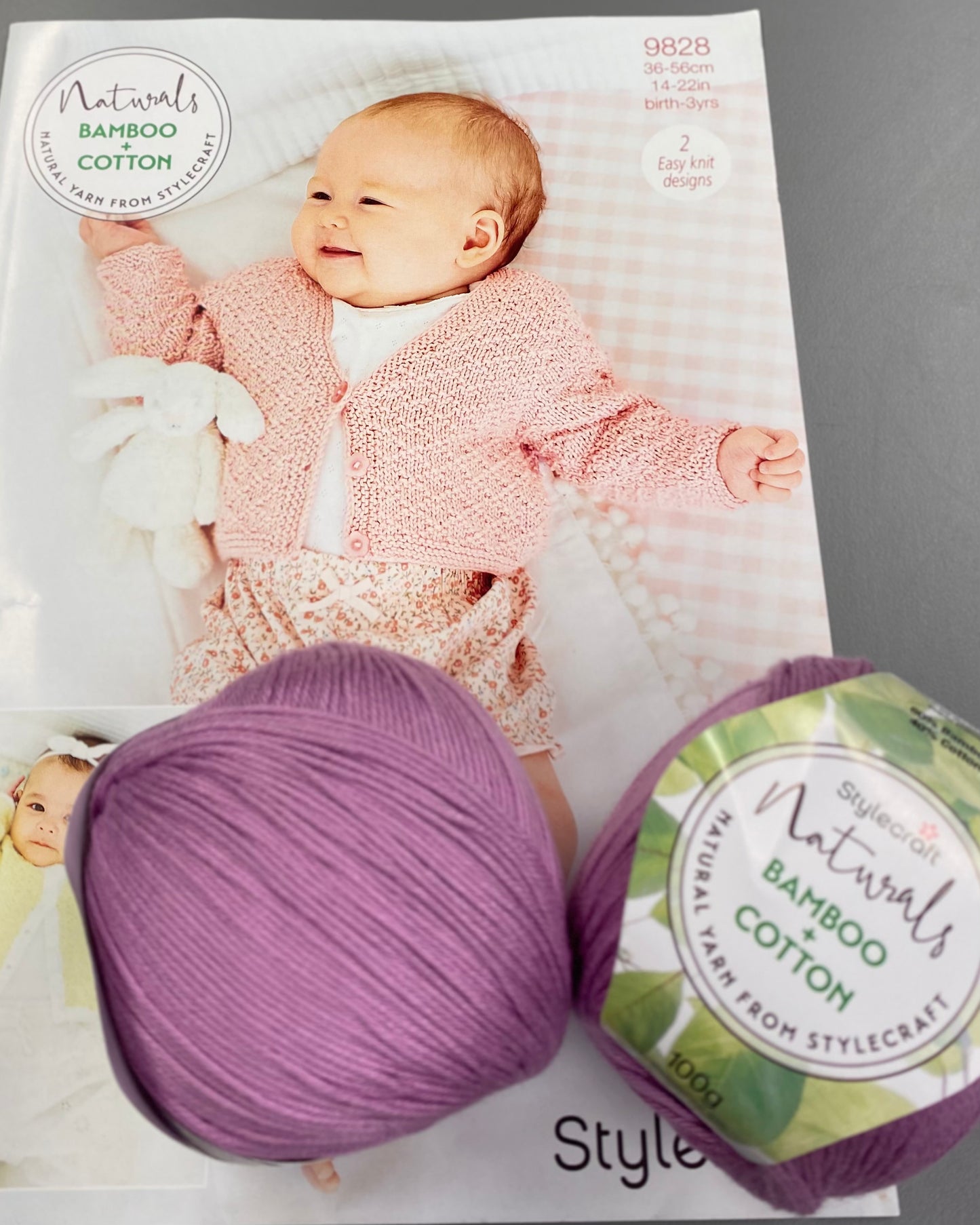 Baby Cardigan Knitting Kit