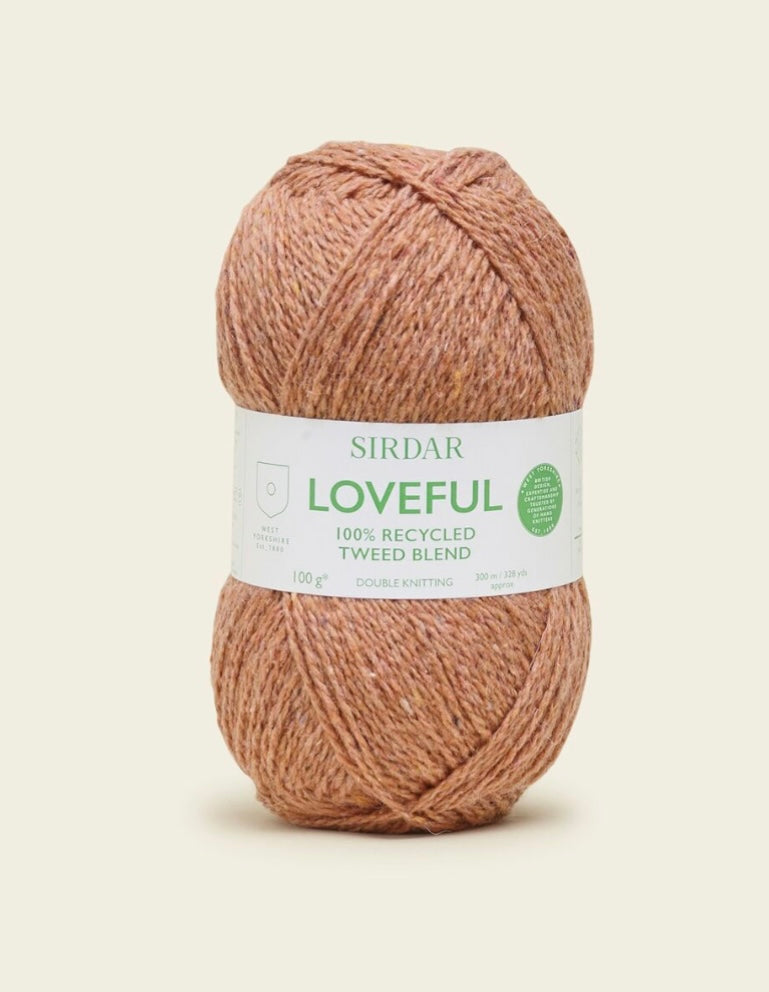 SIRDAR Loveful 100% Recycled Tweed Blend DK