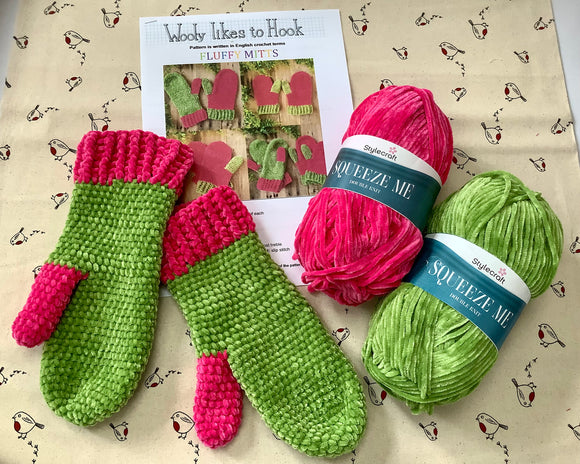 Mitts Crochet Kit