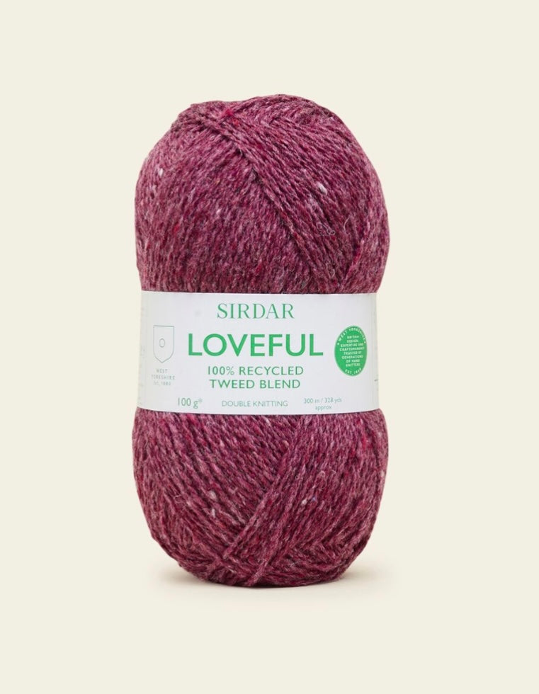 SIRDAR Loveful 100% Recycled Tweed Blend DK