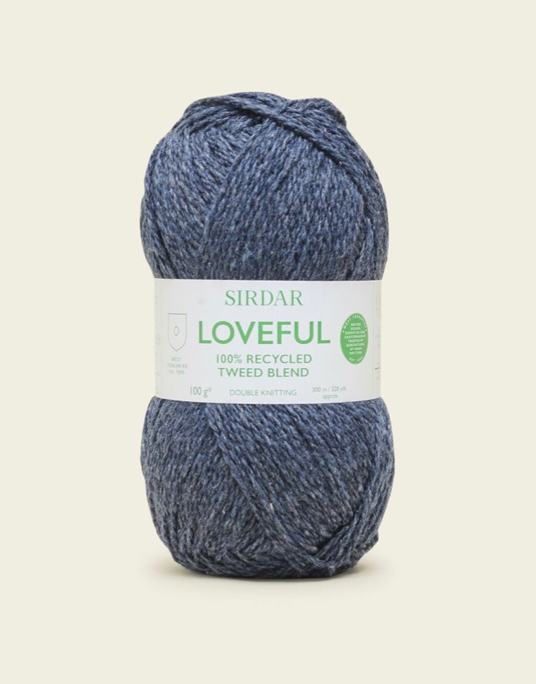 SIRDAR Loveful 100% Recycled Tweed Blend DK