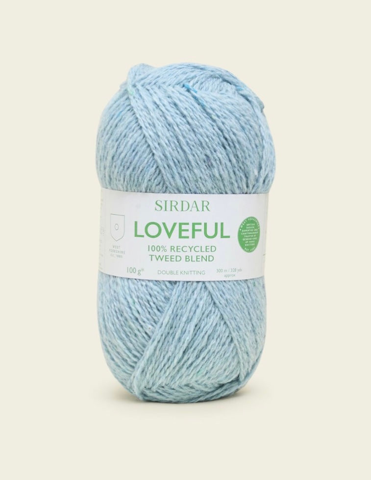 SIRDAR Loveful 100% Recycled Tweed Blend DK