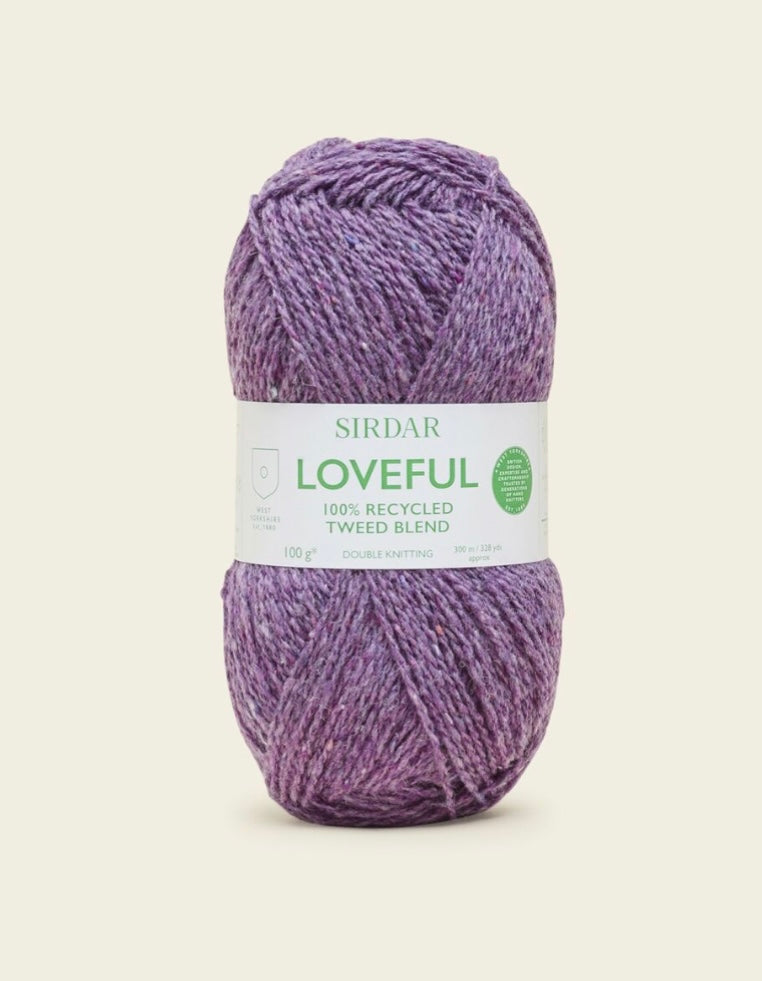 SIRDAR Loveful 100% Recycled Tweed Blend DK