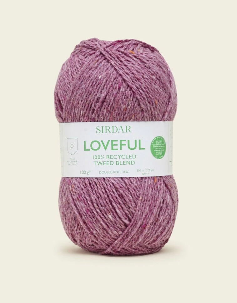 SIRDAR Loveful 100% Recycled Tweed Blend DK