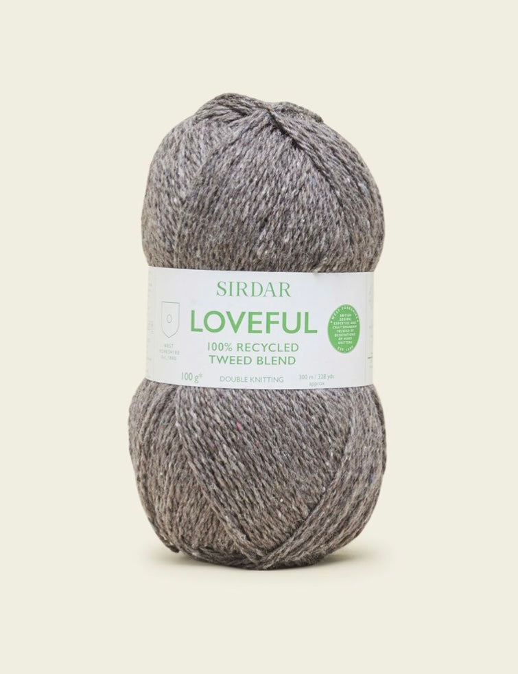 SIRDAR Loveful 100% Recycled Tweed Blend DK