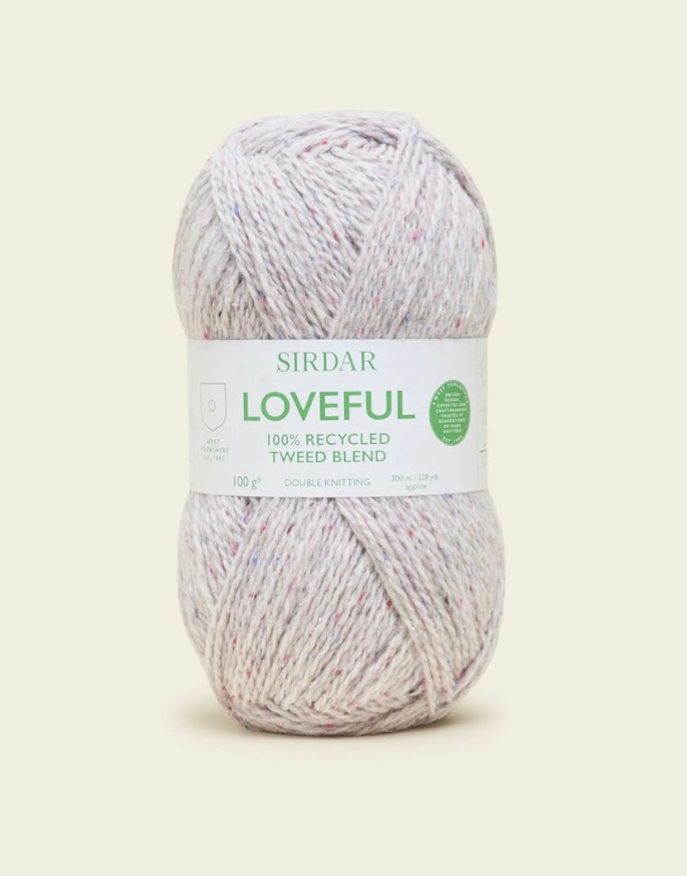 SIRDAR Loveful 100% Recycled Tweed Blend DK