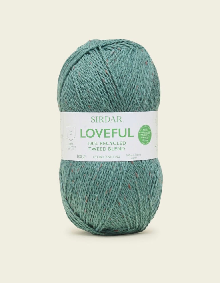 SIRDAR Loveful 100% Recycled Tweed Blend DK