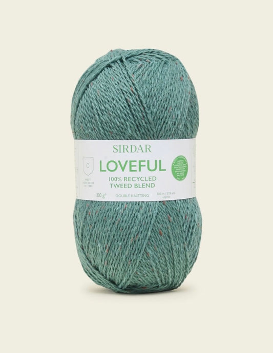 SIRDAR Loveful 100% Recycled Tweed Blend DK