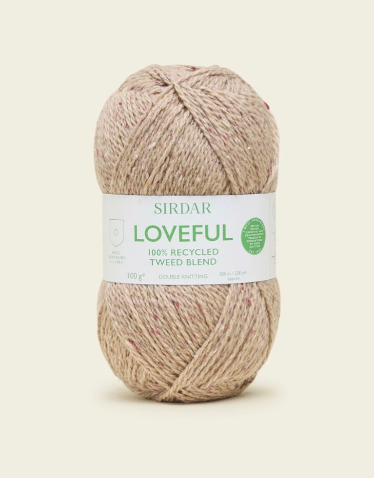 SIRDAR Loveful 100% Recycled Tweed Blend DK