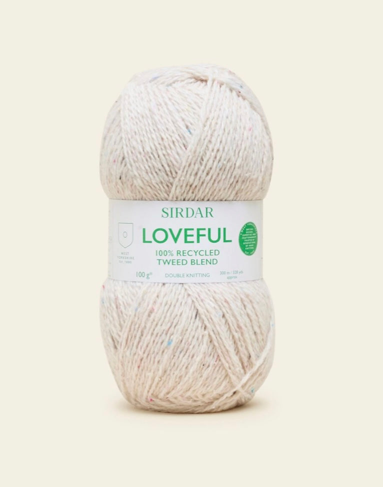 SIRDAR Loveful 100% Recycled Tweed Blend DK