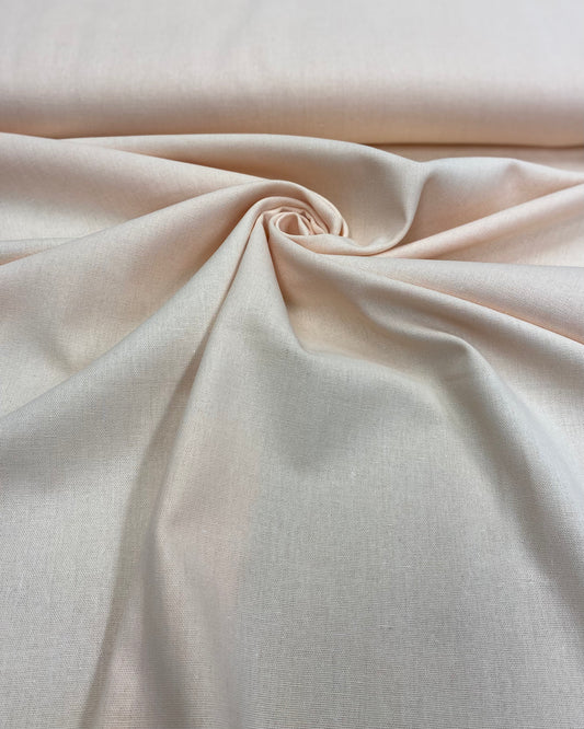 Linen Mix, Plain Light Apricot (sold per metre)