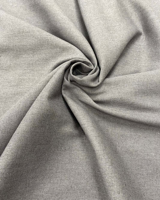 Linen Mix, 140cm, Dark Grey