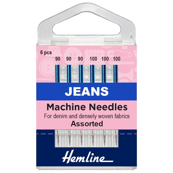 Sewing Machine Needles: Jeans: Heavy Mixed: 5 Pieces