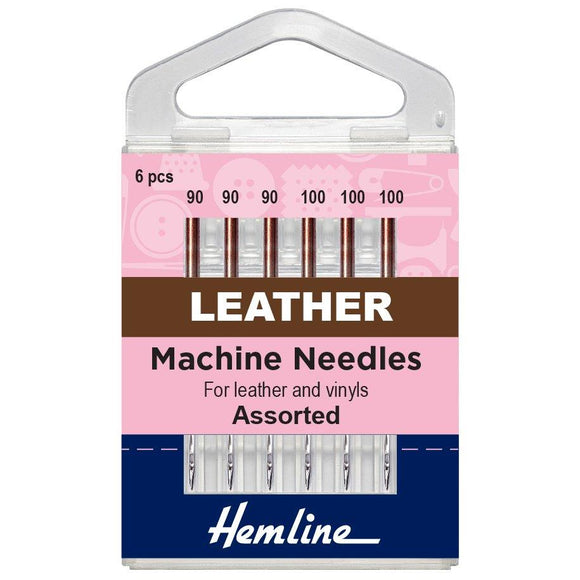 Sewing Machine Needles: Leather: Mixed: 6 Pieces