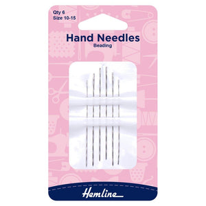 Hand Sewing Needles: Beading: Size 10-15