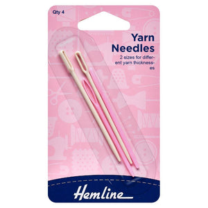 Hand Sewing Needles: Wool & Yarn: Plastic: 4 Pieces