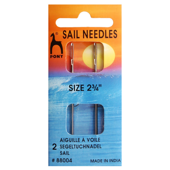 Hand Sewing Needles: Sail: 2.75 inches