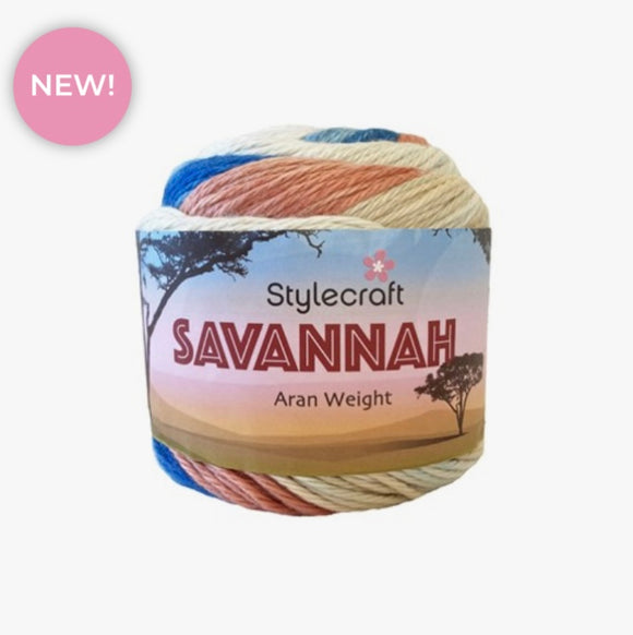 Savannah (Aran Weight) 100% Cotton